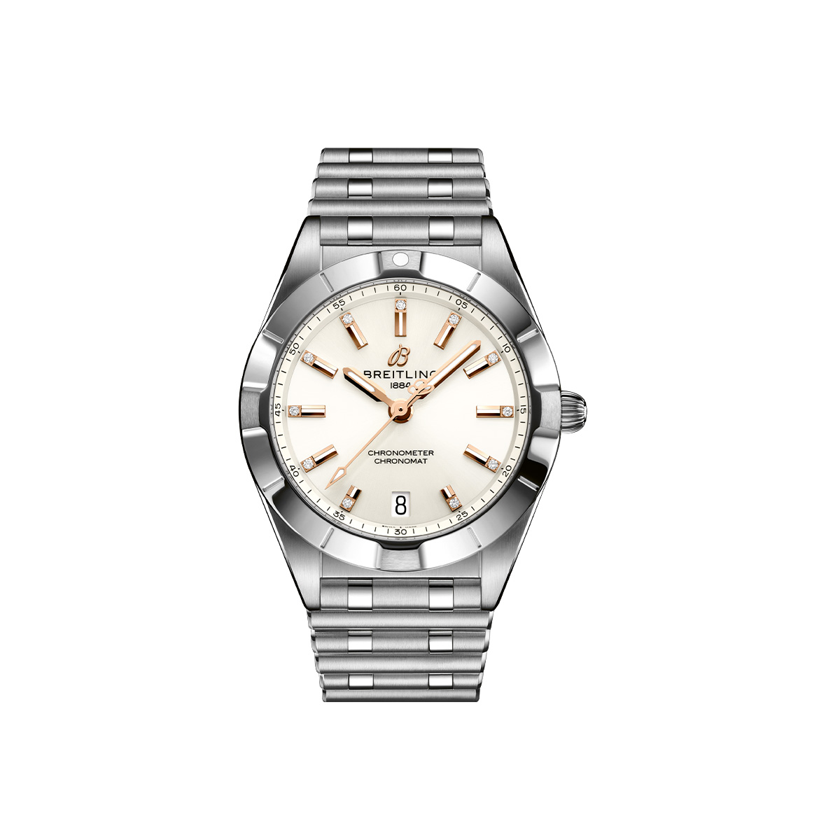 Dit Breitling horloge behoort tot de Breitling Chronomat collectie. 
Referentienummer: A77310101A3A1
Caliber: Breitling 77
